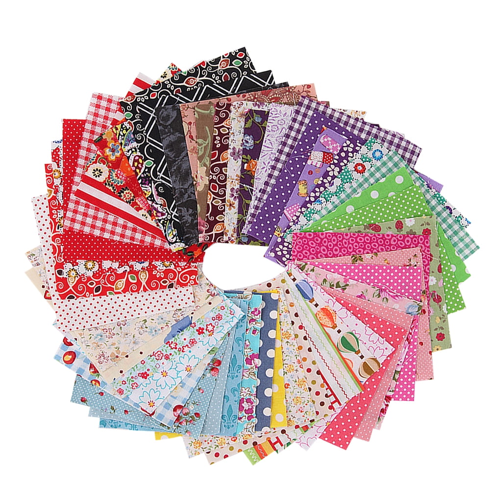 Fabric Patchwork Floral Cotton Squares Square Sheet Bundles Cloth Patchwork Cloth Sewing Craft