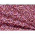 thumbnail image 5 of oneOone Rayon Pink Fabric Retro Map Dress Material Fabric Print Fabric By The Yard 56 Inch Wide, 5 of 5