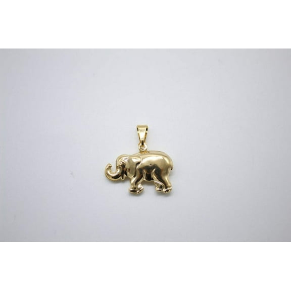 18K Gold Filled Elephant Pendant
