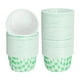 thumbnail image 1 of Mini forros para cupcakes, 50 piezas de forros para muffins, soportes de papel para cupcakes, envolturas a prueba de grasa (verde y blanco), 1 of 6