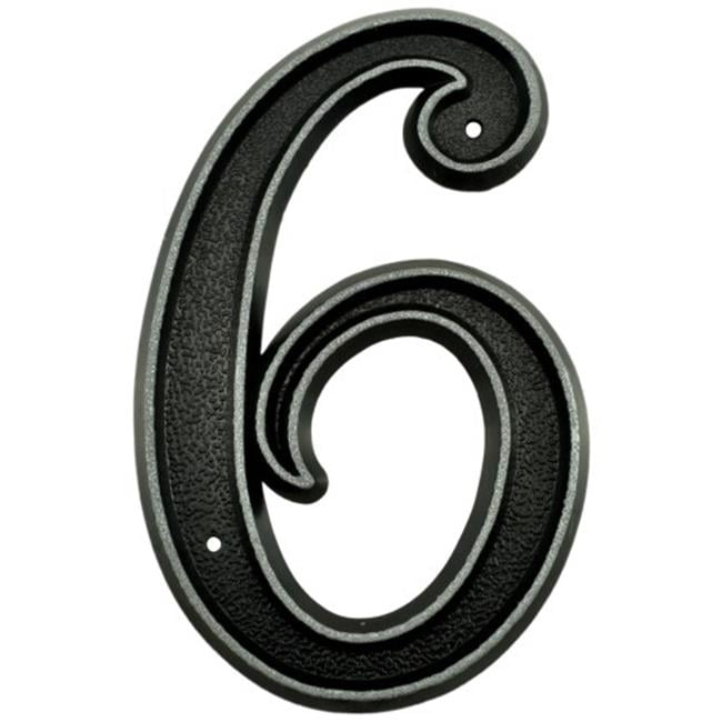 Midwest Fastener MF300239 6 - 9 Black Reflective House Numbers - 3 ...