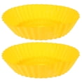 thumbnail image 1 of 2 piezas de olla de silicona para freidora de aire, forro de silicona, cesta reutilizable para freidora de aire, accesorios para hornear., 1 of 6
