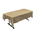 thumbnail image 1 of TCpop60x84_TaupeP13 LA Lin Polyester Popeline 60 par 84 Pouces Nappe Rectangulaire, Taupe, 1 of 4