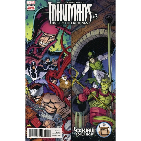 Inhumans: Once and Future Kings #3 VF ; Marvel Comic Book