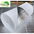 "SmartSHIELD 3mm 16""x50Ft Roll, White Film Engineered Foil, Foam Core