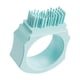 thumbnail image 5 of cepillo de dientes manual,Cepillo de dientes de dedo para niños adultos compacto suave,Lindo cepillo de dientes manual mini cepillo de dientes infantil,Limpiador de cabezales de cepillo de Azul, 5 of 9