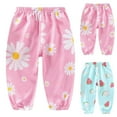 thumbnail image 4 of REDARER Toddler Boys & Girls' Summer Harem Pants Watermelon Print Beach Trousers Breathable Resort Style Casual Pants,12-18 Months, 4 of 4
