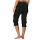 thumbnail image 4 of WILLBEST Pantalones Casuales de Verano para Mujer, Ligeros, con Bolsillos para Exteriores, Pantalones Cortos Cargo Recortados Versátiles para Uso Diario Grande, 4 of 6