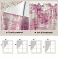 thumbnail image 5 of Pink Ombre Swag Curtains for Kitchen/Bedroom/Living Room, Gradient Abstract Art Vintage Scalloped Curtains 63 Inch Long, Rod Pocket Window Swag Topper Curtains Valances 2 Panels Set 36"x63", 5 of 8