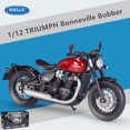 thumbnail image 1 of WELLY 1:12 Triumph Bonneville Bobber Alloy Racing Motorcycle Model Diecast Metal Street Motorcycle Model Simulation Kid Toy Gift, 1 of 6