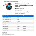 thumbnail image 2 of Clutch Release Bearing and Cylinder - Compatible with 1993 - 2008 Ford F-150 1994 1995 1996 1997 1998 1999 2000 2001 2002 2003 2004 2005 2006 2007, 2 of 2