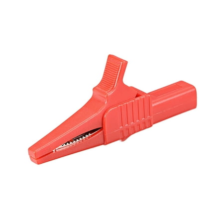 

Alligator Clip Adapter Extender with 4mm Banana Jack 32A Test Clamp Full Shroud Red