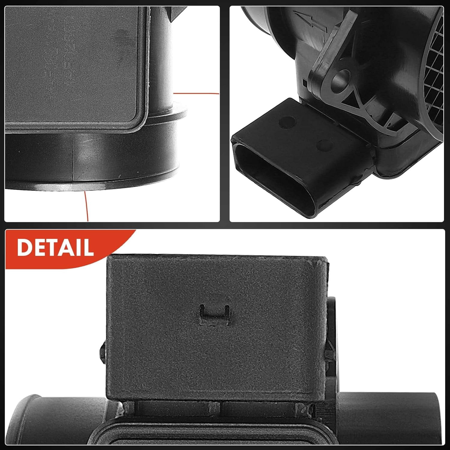 A-Premium Mass Air Flow Sensor Meter MAF Compatible with Hyundai Elantra 2003-2010 Sonata Tiburon Tucson Accent Kia Optima Rio Rio5 Rondo Sportage 28164-23700 28164-25000