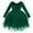 Green, variant on Toddler Baby Girls Velvet Tutu Dress Bowknot Ruffle Tulle Princess Christmas Birthday Party Dress Fall Winter Clothes 2-3 Years Black