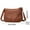 Brown, variant on Bdday Women Crossbody Bag Leather Handbag Pocketbook Lightweight Shoulder Purse