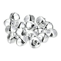Jingle Bells, 1"(25mm) 80 Pack Small Bells for Crafts DIY Christmas, Silver Tone