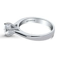 thumbnail image 3 of BERRICLE Sterling Silver Solitaire Wedding Engagement Rings 1 Carat Round Cut Cubic Zirconia CZ Promise Ring for Women, Rhodium Plated Size 6.5, 3 of 9