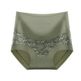 thumbnail image 2 of Wancir Women High Waisted Lace Underwear Tummy Control Panties Sexy Stretch Full Coverage Briefs, 2 of 5