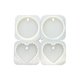 thumbnail image 1 of 4Pcs Pendant Epoxy Resin Molds Silicone Jewelry Charm Casting Molds Necklace, 1 of 5