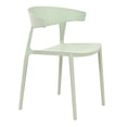 thumbnail image 3 of Set 4 Sillas Comedor EKE LIFE HOME Apilables Plástico Interior Exterior Verde, 3 of 9