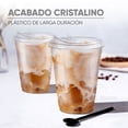 thumbnail image 3 of 50 Vasos Desechables De Plástico Con Tapa Boquilla 16oz Transparente, 3 of 5