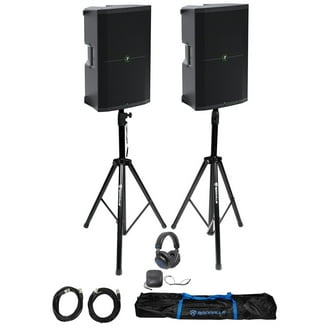 Peavey Escort 5000 500 Watt Portable PA System Powered Speakers+