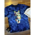 thumbnail image 3 of Colorful Welsh Corgi Sprinting Tie Dye Crystal Men -Image by Shutterstock, Male Small, 3 of 4