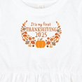 thumbnail image 4 of Inktastic It's My First Thanksgiving 2025 Girls Baby Dress, 4 of 5