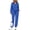 37# Royal Blue, variant on Women's 2 Piece Fall Active Sets Loose Fit Zip Front Hooded Track Top Drawstring Jogging Pants Athletic Daily Outfits Light Blue M