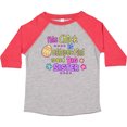 thumbnail image 3 of Inktastic This Chick is Eggspecting to Be a Big Sister with Egg and Flowers Girls Toddler T-Shirt, 3 of 5