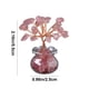 thumbnail image 3 of Crystalline Tree Hand Woven Crystal Chip Tree Ornament, Crystal Tree Decor, Natural Crystal Chip, Unique Home Decoration, Elegant Desktop Accent, for Bedroom, Metal Frame, Wooden Base, 3 of 9
