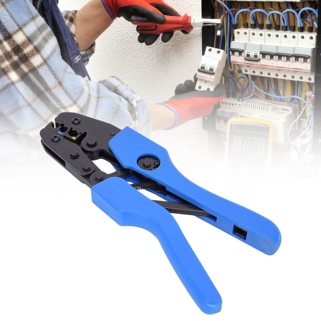 Crimpadora De Trinquete, Fácil De Usar Alicates De Crimpado De Precisión Profesional Para Crimpar Terminales Preaislados Para Terminales De Cables Cables Manguitos Finales Cergrey Ratchet Crimping Pliers