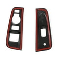 thumbnail image 4 of Car Accessory Car Window Armrest Trim Window Armrest Cover Window Armrest Frame Window Armrest Trim For  2pcs Carbon Fiber Style Window Armrest Trim Cover Fits For  Grand Starex H1, 4 of 8