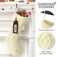 thumbnail image 3 of 6-Pack Christmas Stockings with Wooden Tags, Personalized Family Set for Fireplace, 3 of 9