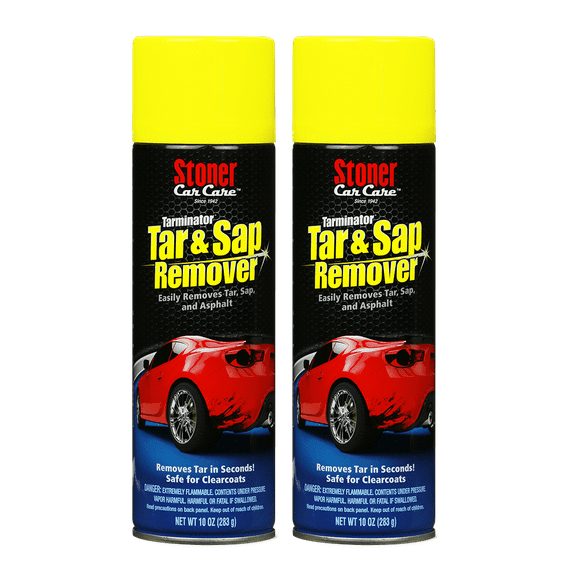 Stoner Car Care 91154-2PK 10-Ounce Tarminator Tar, Sap, and Asphalt Remover Safe on Automotive Paint and Chrome on Cars, Trucks, RVs, Motorcycles, and Boats, Pack of 2