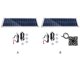 thumbnail image 4 of Greeniant Kit de panel solar Placa de de Controlador de celda solar a prueba de agua Generador solar de energía Teléfono carpas Admirador, 4 of 6