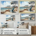 thumbnail image 4 of Designart "Reflective Moments at the Harbor Port XIII" Nautical & Beach Floater Framed Canvas Print, 4 of 7