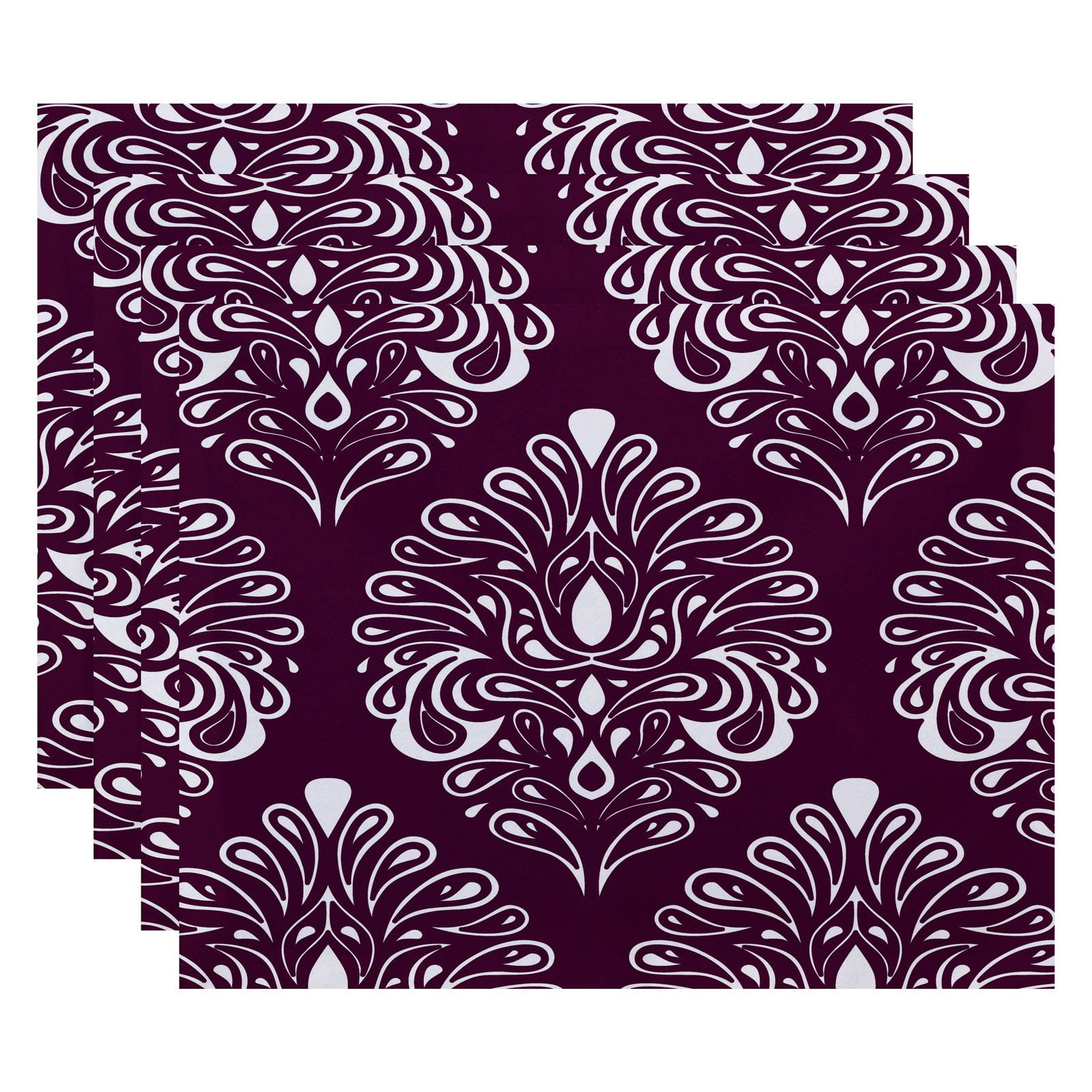 Simply Daisy 18" x 14" Veranda Geometric Print Placemat (Set of 4)