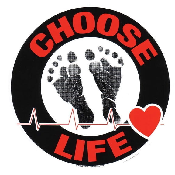 Choose Life, Round Pro-Life Magnet