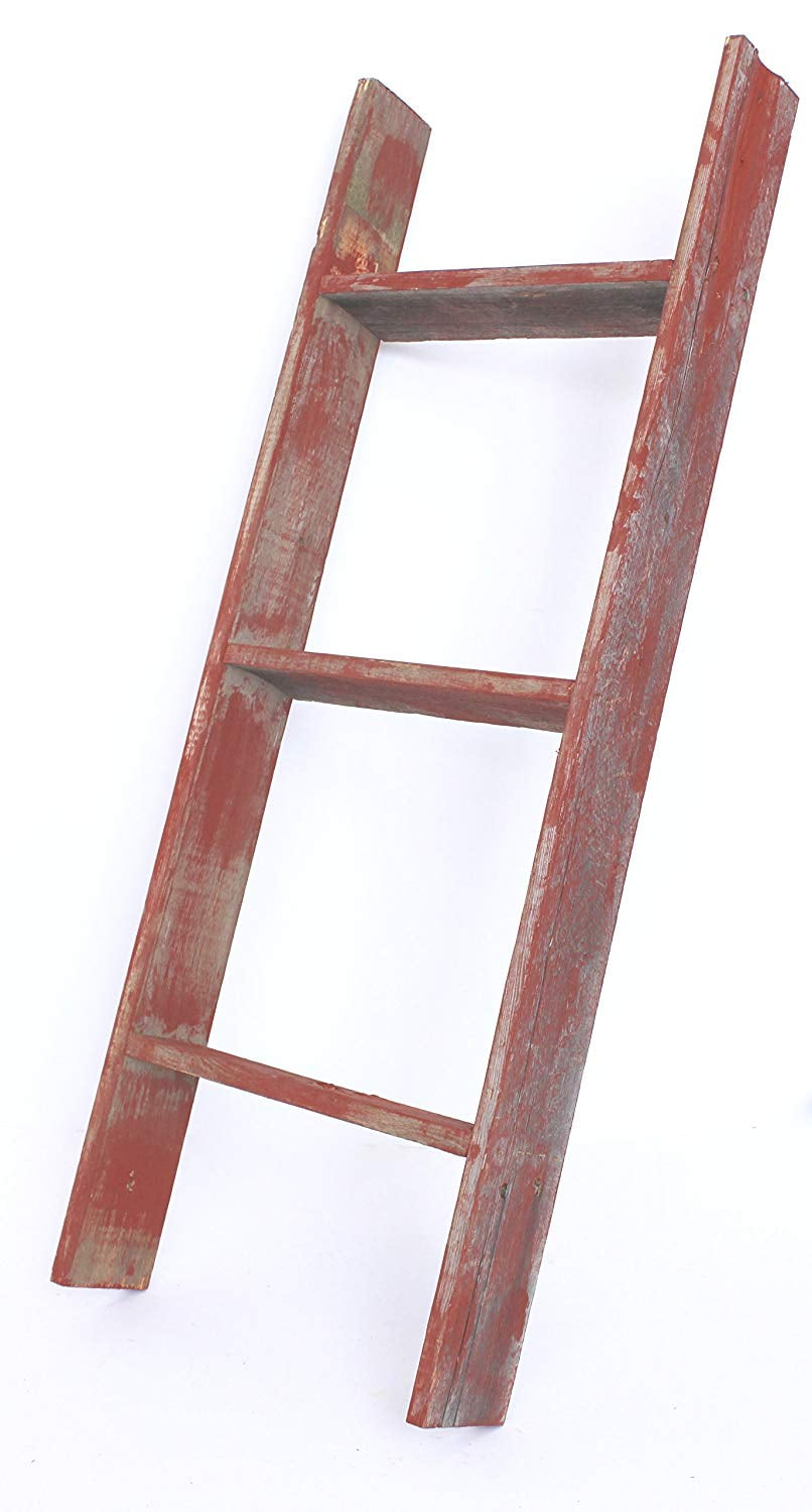 BarnwoodUSA Rustic Farmhouse Blanket Ladder Our 3 ft Ladder can be