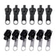 thumbnail image 3 of Kit de reparación de cremalleras Methold 6x negro plata, 3 of 6