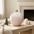 thumbnail image 6 of Clearance Large Velvet Christmas Ornament Ball, 24 Inch Inflatable PVC Xmas Decoration Ball with Gold Cap, Oversized Holiday Decor for Christmas Indoor Outdoor Party Display, 6 of 6