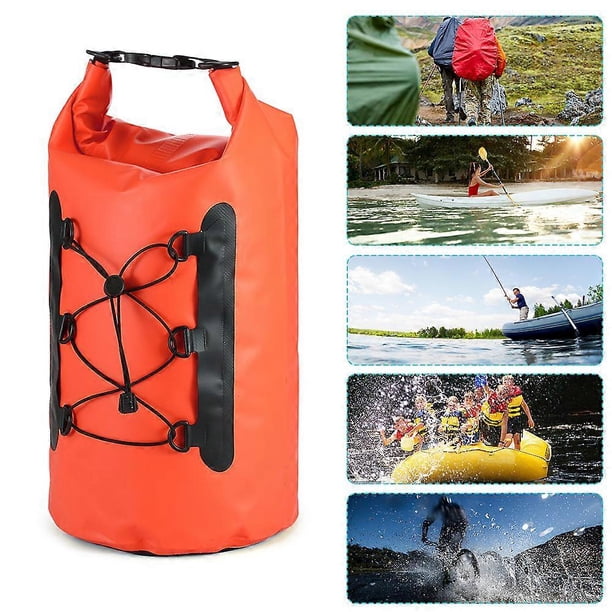 15L Waterproof Dry Bag with Phone Case Bag Roll Top Dry Sack For Kayaking Boating Fishing Surfing Swimming Rafting