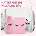 thumbnail image 4 of 50 Pieces Eyelash Aftercare Bags Plastic Makeup Bags Toiletry Makeup Pouch Cosmetic Travel with Draw, 4 of 5