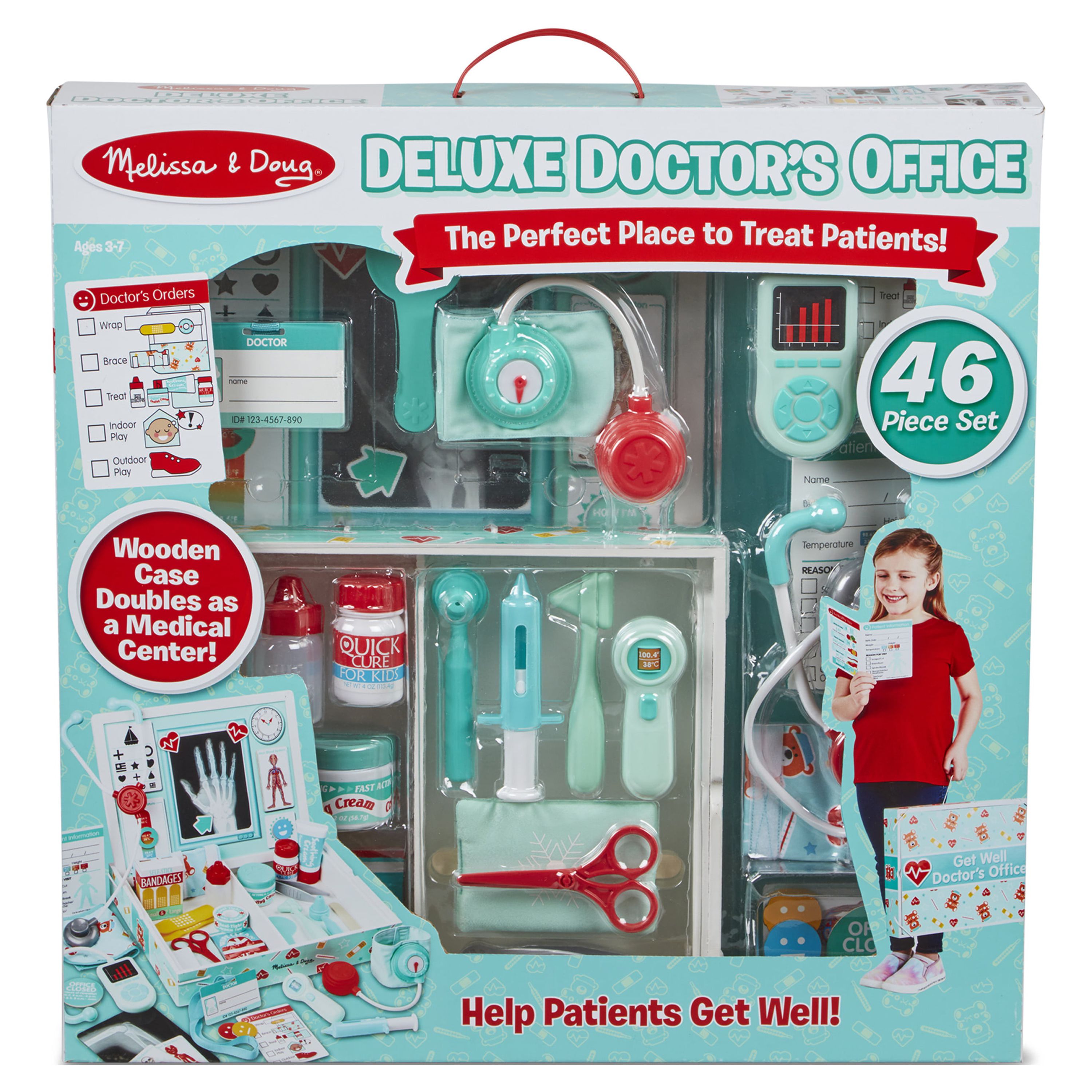 Melissa & Doug Deluxe Doctor's Office Play Set - image 3 of 9
