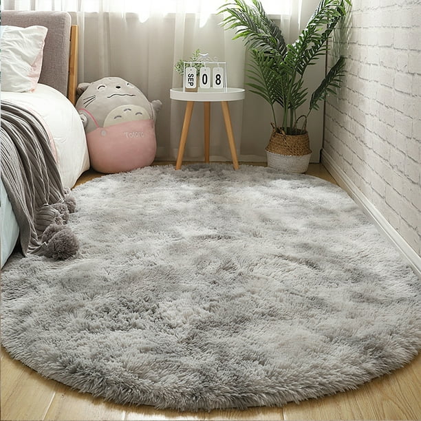 80*200/160*230cm Oval Microfabric Soft Smooth Fluffy Plush Under Bed