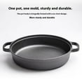 thumbnail image 2 of Maoww Cast Iron with Non Baking Pan Pan into Barbecue Induction Sticking Multifunctional Cooking Essential Kitchen Oven Diameter 25cm, 2 of 6