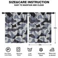 thumbnail image 2 of Camouflage 42x54in(106x137cm) Curtains 2 Panels for Kids Bedroom, Window Drapes for Kids Boys Girls Bedroom Curtains Designed To Spark Joy and Creativity, 2 of 5