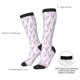 thumbnail image 4 of Fotbe Lavender Flowers Calcetas Divertidas Estampadas para Hombre y Mujer, Calcetas de Algodón hasta la Rodilla para Caminar, Correr, Enfermería y Embarazo, 4 of 6