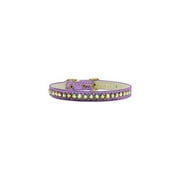 Mirage Pet Products 78-05 12BkPT Cat Safety with Band Patent Pearl and Crystals Black 12